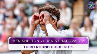 Thrilling five sets! | Ben Shelton vs Denis Shapovalov | Highlights | Wimbledon 2024