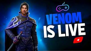 Rank Score Top 1 Grandmaster 750 STAR Push with V Badge Youtubers VENOM56GAMING #freefire #live