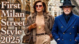 January 2025 Milan Street Fashion: Achieving Timeless 'Old Money' Elegance on Any Budget