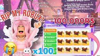 Opening 100 CHRISTMAS PONY BOXES In Adopt Me! (Roblox) *2022*