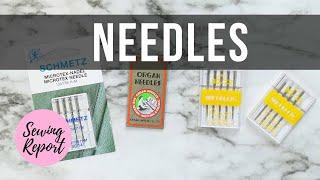 Needles for Embroidery Machines  What I Use | SEWING REPORT