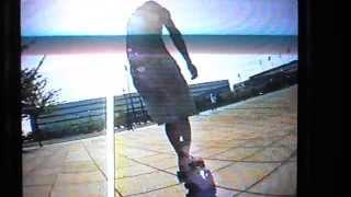 James Jessop Skateboarding Milton Keynes 'Tre Flip' over a bin age 21 in 1995