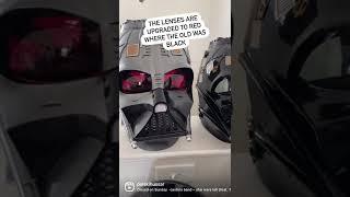 Comparing the Darth Vader black series helmets #starwars #darthvader #shorts #cosplay #blackseries