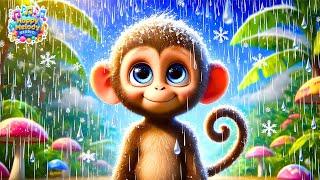 Monkey George’s Weather Song ️ | Fun Educational Nursery Rhyme for Kids | Happy Melody Studio®