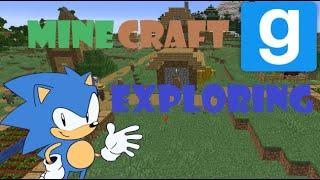 Minecraft Exploration With Sonic!