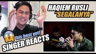 VOCALIST REACTS to Haqiem Rusli - Segalanya (LIVE)