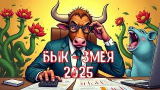 Взаимодействие Быка в натальной карте с приходящей Змеей 2025 года