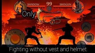 Shadow vs Shogun fighting without armour & helmet || Only blood reaper vs Shogun ||