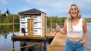 We Built a Floating House Boat from Scratch!