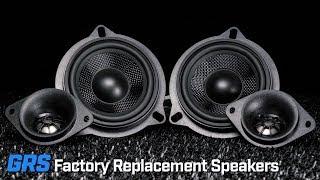 GRS B100-4 4" BMW Replacement Speakers and GRS B25-4 1" BMW Tweeters