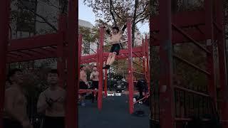 Breaking Newton's Laws with this Muscleup #shorts