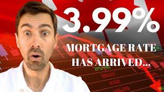 BIG NEWS: 3.99% Mortgage Rate Now Available BUT Will Vancouver Housing Market get busy?[Real Estate]