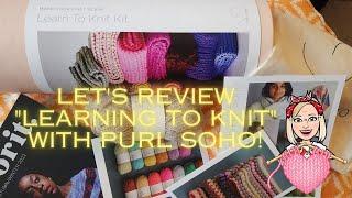 Let's dive into the lowdown on "Learning to Knit" with Purl Soho! #productreview #learntoknit