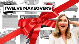 TWELVE FURNITURE MAKEOVERS | Furniture Fables SPECIAL | Watch Me Take My YOUTUBE FINAL!