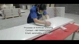 Process of WPC Door Artificial Grinding