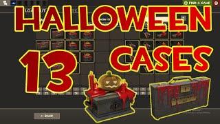 TF2: Unboxing 13 Halloween cases (2021, S. F. XIII)