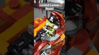 looted Leman Russ #warhammer40k #dawnofwar #orks #lemanruss #lego