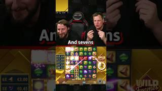 Big win on slots; Wild Frames!