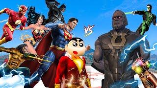 GTA 5 - SHINCHAN AND JUSTICE LEAGUE FIGHT DARKSIED (MALAYALAM)