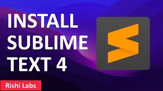 How to install Sublime Text 4 on Windows 11