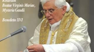 Rosario in Latino, di Benedetto XVI - Misteri Gaudiosi