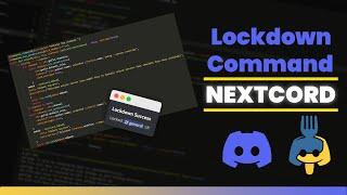 [NEW] Lockdown Command | Nextcord and Discord.py