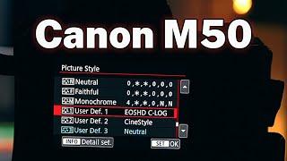 C LOG vs Neutral vs Cinestyle | Test and Install guide for Canon M50