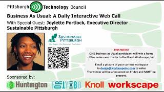 Sustainable Pittsburgh's Executive Director Goes Live on Business as Usual