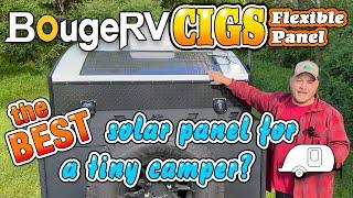 CIGS Solar Panel Review - BougeRV CIGS  Compact 100W #bougerv #solar #rvsolar #tinycamper