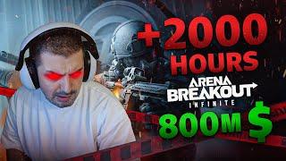 How +2000 hours in arena breakout feels like | ArenaBreakout Infinite