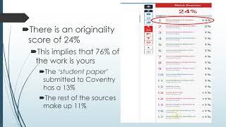 Turnitin Understanding the % Score Case 2