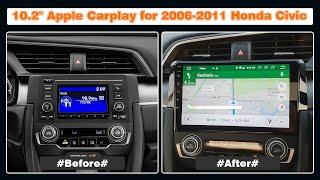 ViaBecs 2016-2021 Honda Civic Wireless CarPlay Stereo Upgrade