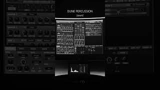 DUNE Percussion U-HE ZebraHZ  #zebra #zebrahz #dune #hanszimmer #synths  #percussion #sounddesign