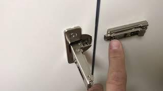 How to mount a concealed hinge - The Closet Doctor