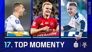 TOP MOMENTY | WSZYSTKIE GOLE 17. KOLEJKI | EKSTRAKLASA 2024/25