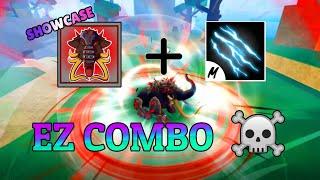 Mammoth Showcase + EZ Combo One Shot Combo | Blox Fruits [Update 20]