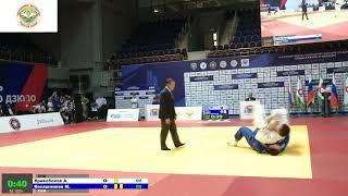 100+kg Кривобоков А Косяшников М 08 09 2019 Т3 Чемпионат России по дзюдо, НАЗРАНЬ