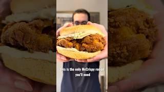 How to make the best McCrispy Burger recipe 