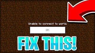 unable to connect world in minecraft pe 1.18 caves and cliffss