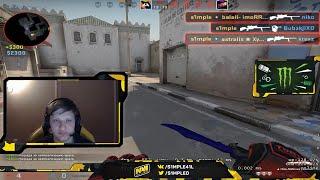 Navi S1mple plays FPL Faceit Dust 2 vs Niko -