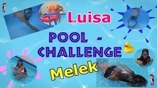 Pool Challenge mit Melek | lustige Spiele für den Pool