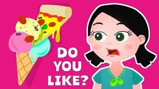 DO YOU LIKE PIZZA ICE-CREAM? (Nursery Rhymes for Kids and Children Songs)