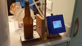 Automatic beer filling machine with weight sensor, pump and ESP32