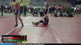 16U 138 Blake DeGroff Waupun Warriors Vs Jadyn Gilbert Garrett Elite Wrestling Club