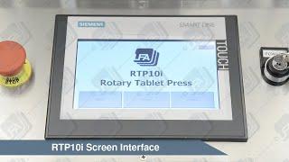 RTP10i Rotary Tablet Press - Screen Introduction | LFA Tablet Presses