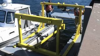 UNH Hydrokinetic Turbine 35ft Test Platform