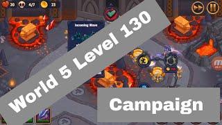 World 5 Level 130 Realm Defense TD | Realm Defense World 5 Level 130 Campaign