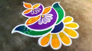 Karthigai deepam 2024 kolam|deepam Diya muggulu| easy simple villaku kolam|Amazingrangoli