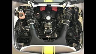 Ferrari 488 spider carbon-fiber engine covers