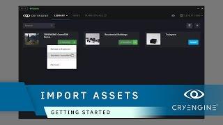 How to import existing projects and assets | Getting Started